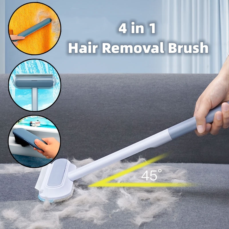 Brosse Magique 4-en-1: Éliminez Poils d’Animaux & Nettoyez Sans Effort !