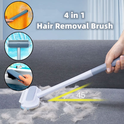 Brosse Magique 4-en-1: Éliminez Poils d’Animaux & Nettoyez Sans Effort !