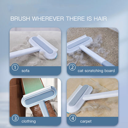 Brosse Magique 4-en-1: Éliminez Poils d’Animaux & Nettoyez Sans Effort !